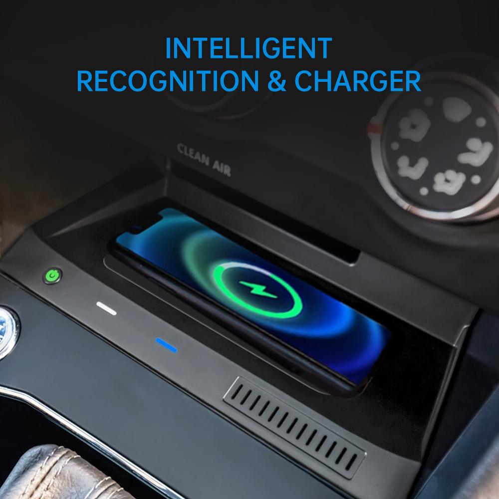 Car charger wireless For Volkswagen Tiguan 15w fast charger Car Wireless Charger Car Accessories tools car charger adapter