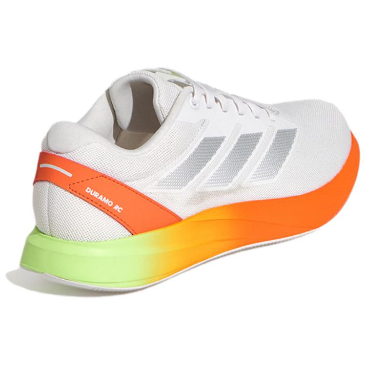 adidas Duramo RC Cushioning Low Top Running Shoes Unisex White Orange KH7330