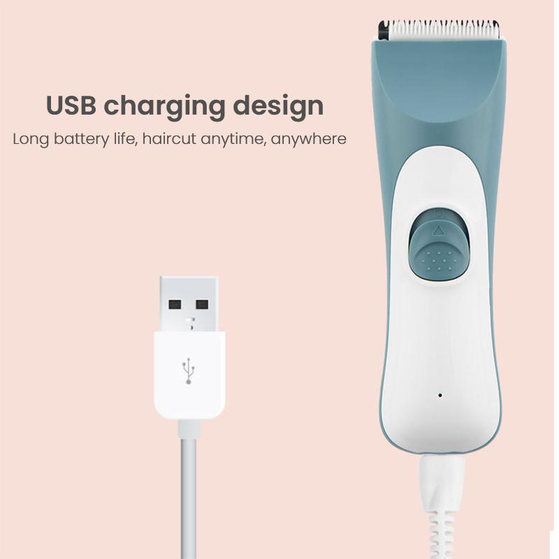 Dětské zastřihovače vlásků Automatický zastřihovač vlasů Gather Hair Stříhací stroj pro dospělé děti Mute Waterproof Children Sleep Strih