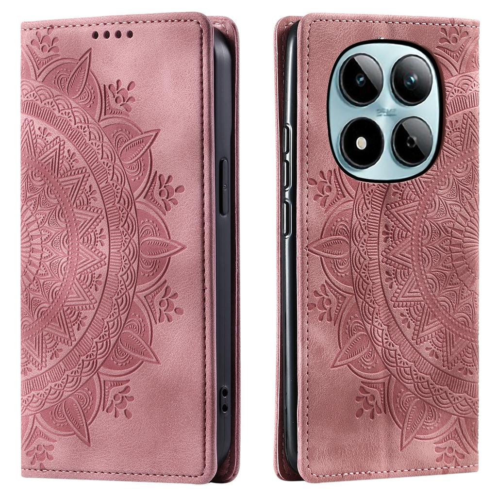 Für Xiaomi Redmi Note 15 Pro 4G (Global) Hülle Magnetverschluss Leder Handyhülle Muster aufgedruckt