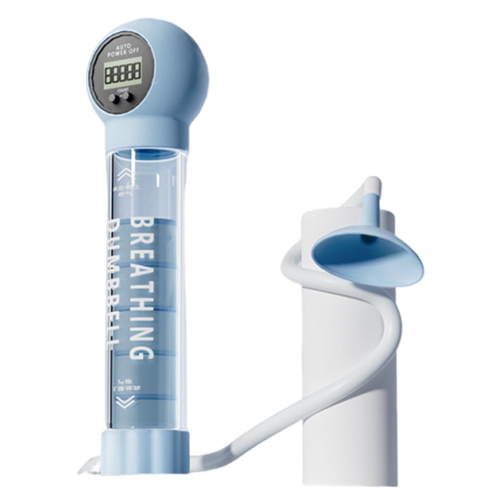 

Breath Trainer Adjustable Lung Capacity Exerciser Compact Muscle Device for Men Women Gym Travel