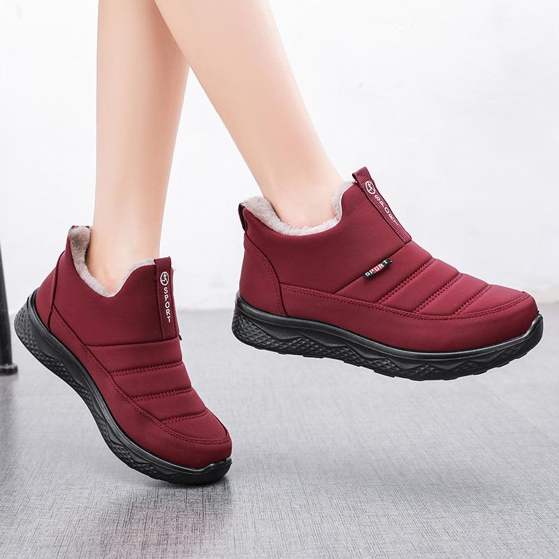 Fashion Women's Boots Unisex Winter Shoes 2024 Women Waterproof Snow Boots Female Slip On Casual Shoe Plush Footwear Men's Ankle Botas