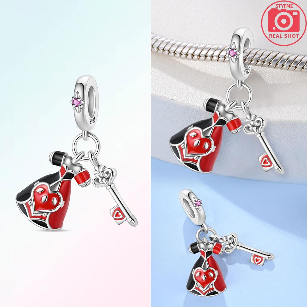 Koppar Original Sagosoldat Slott Magisk Hatt Hjärtpärlor Passar Armband Kvinnor Gör-det-själv Material Telefonberlocker