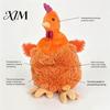 Interactive Companionship Toys for Dogs Simulated Chicken Plush Dog Toy, Squeaky Chew Toy Corgi, Durable Bite Resistant Snuffle Pets Pet Training And
