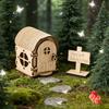 DIY Kit Wooden Fairy House Kit Wooden Material DIY Assembled House  Desktop Decoration