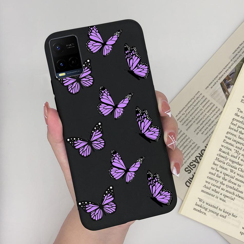 For Vivo Y33 Y33S Y21 Y21S Case Luxurious Silicone Soft TPU Matte Phone Back Cover For Vivo Y 33 Y33 S Y 21 S 21S Fundas Bumper