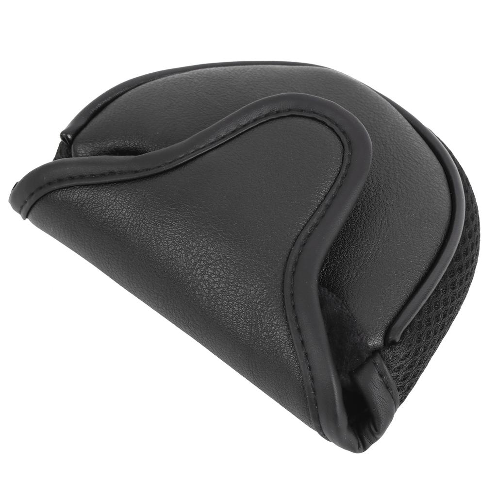 Ochraniacze na putter golfowy Headcover Półkole Skóra PU Ochraniacz Wodoodporny DodatekCzarny