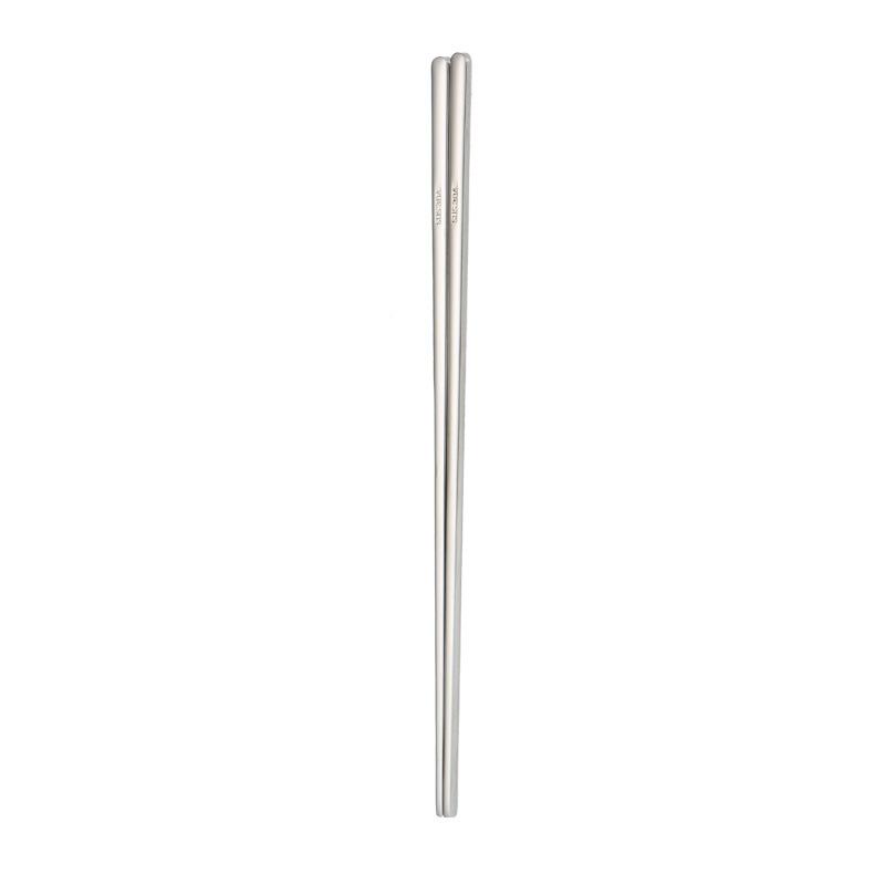 304 Stainless Steel Chopsticks Barbecue Restaurant Solid Korean Chopsticks Household Korean Gift Chopsticks