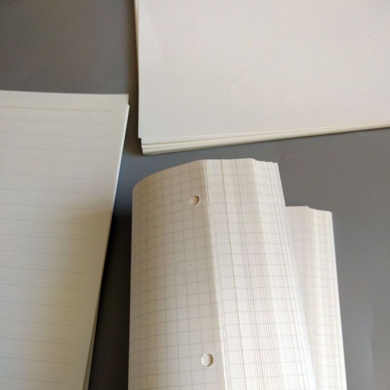 5mm A4 Blank Beige Cornell Grid Paper