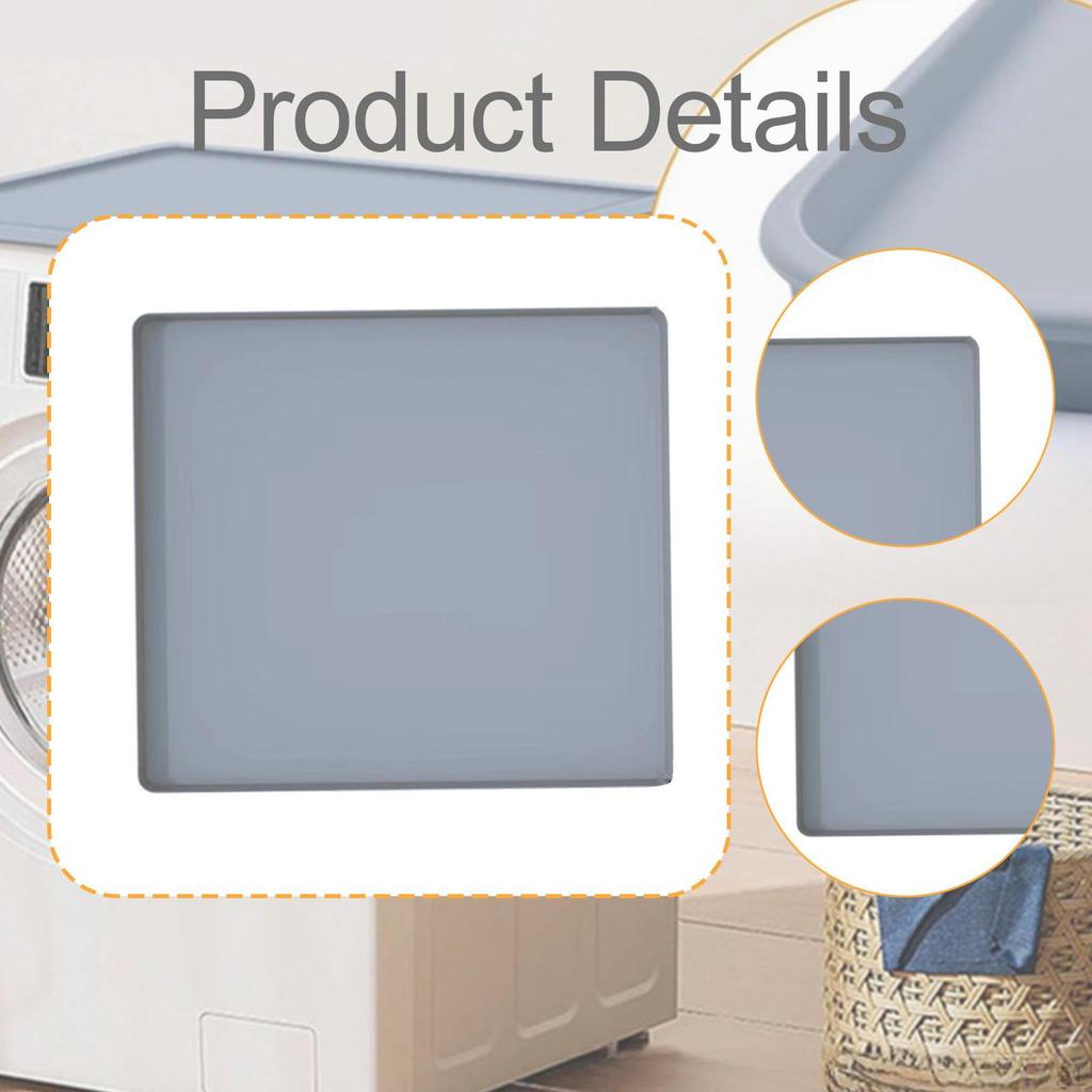 Washer and Dryer Cover Protection Pad Boot Tray Dustproof Cat Litter Mat Washing Machine Storage