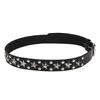 1Pcs Casual Punk Star Rivet Belt Y2K Fashion Black PU Metal Pentagram Rivet Belts Gothic Jeans Skirts Versatile Women Girls Waist Belts