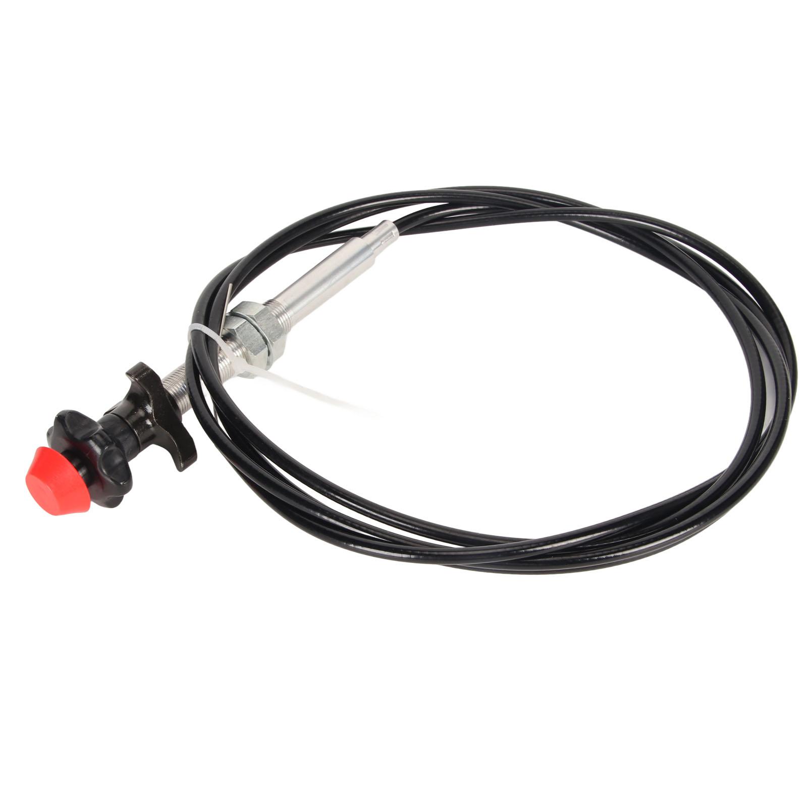 

Трос управления 55204 2 дюйма длиной 10 футов Автомобильный Грузовой Промышленный Черная Ручка Многоцелевой Универсальный Трос