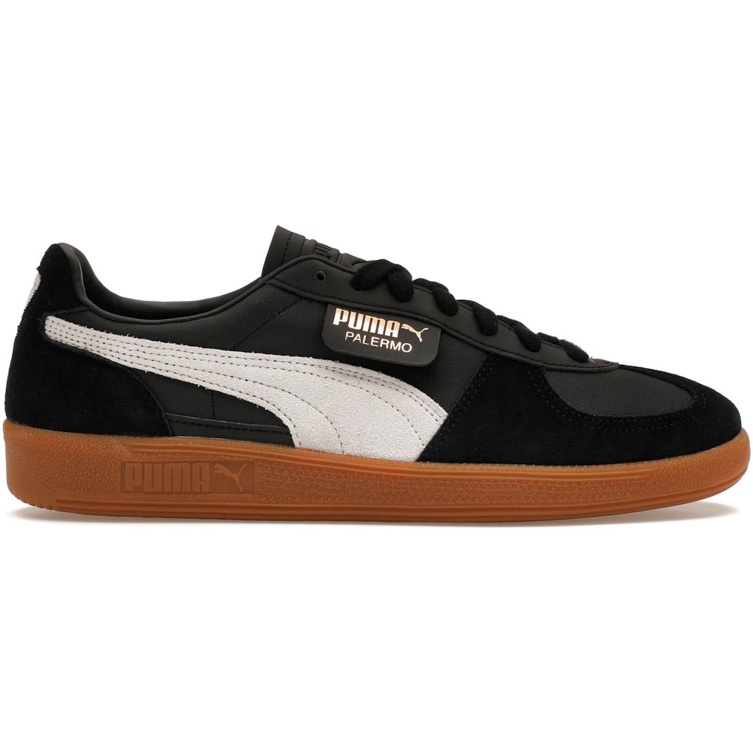 

Кроссовки Puma Palermo Кожа Черный Пепельно-серый Резина(396464-03) 35.5