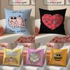 Evil Eye Symbol Art Pillow Case Anti-dustmite Pillowcase Invisible Zipper Silky Sofa Cushion Cover
