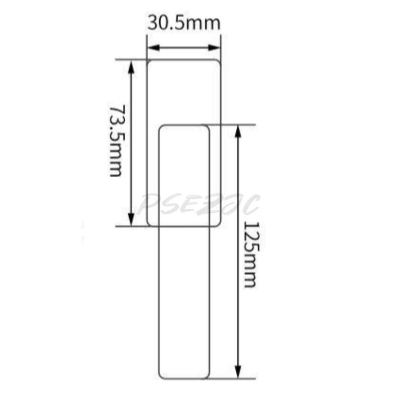 1pc Household Brass Forged Window Handle Thickened Solid Window Handle Push Window Handle Inside and Outside