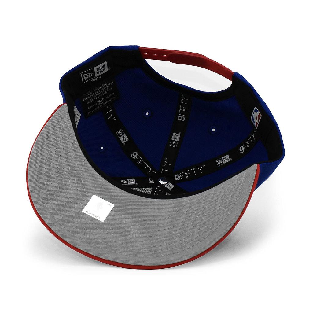 [New Era] Kids 9FIFTY Snapback Cap [YOUTH NBA BASIC SNAPBACK CAP] Kids KIDS Youth 950 Hat Baseball Cap (Philadelphia 76ERS (BlueRed)) [Used]