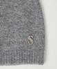Seteo S Logo Brushed Beanie Melange Grey