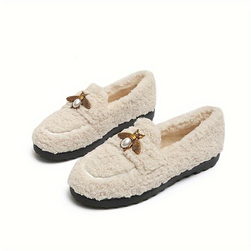 Women's Shearling Fleece Boots for Winter Wear 2025 Korean Style Flat Sole Moisture-Wicking, Warm, Comfortable