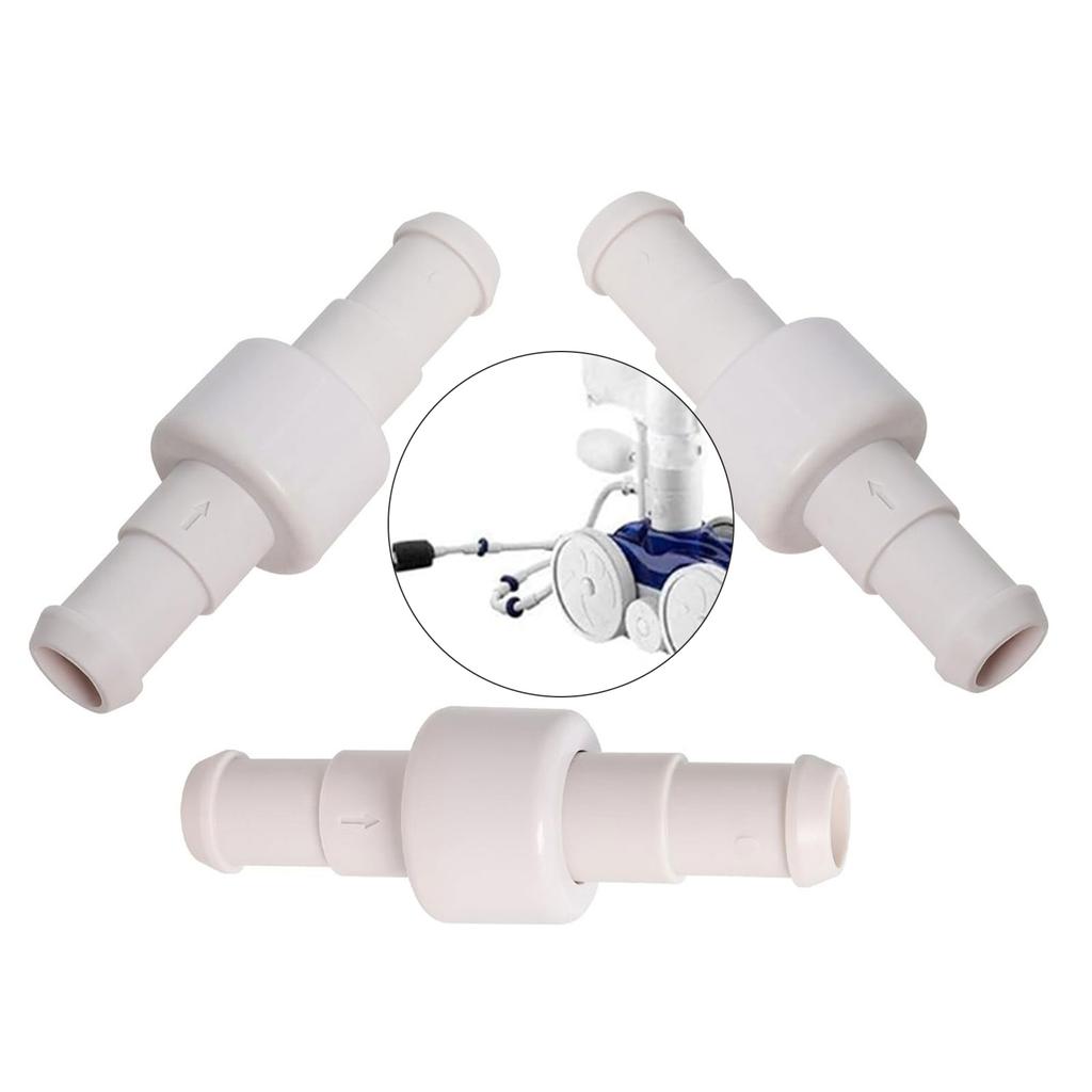 Pack of 3 Efficient Pool Cleaner Hose Adapter Pool Hose Conversion Professional Hose Connectors Rotating Joint for 180