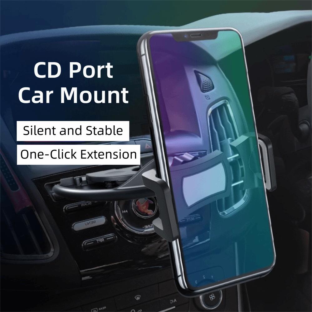 Clip CD Slot Car Phone Holder 360 Degree Rotation Car Mobile Phone Holder Car Navigation
