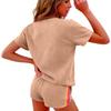 Fashionable Women's Minimalist With Contrasting Colors, Fashionable Casual Suit For Women