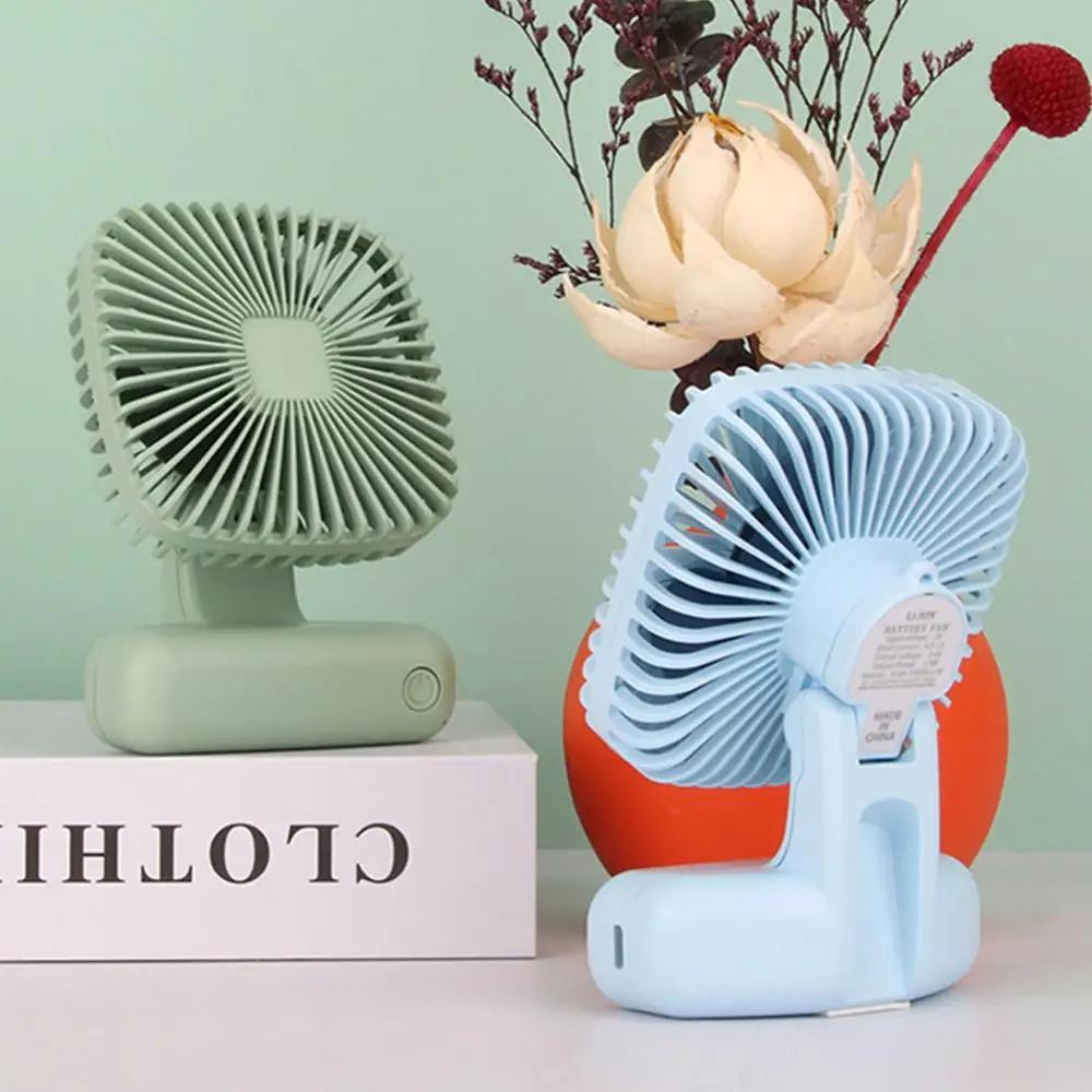 Desktop Small Fan Mini Handheld Usb Three Speed Cold Windmill Home Office Portable Quiet Outdoor Simple Portable Summer