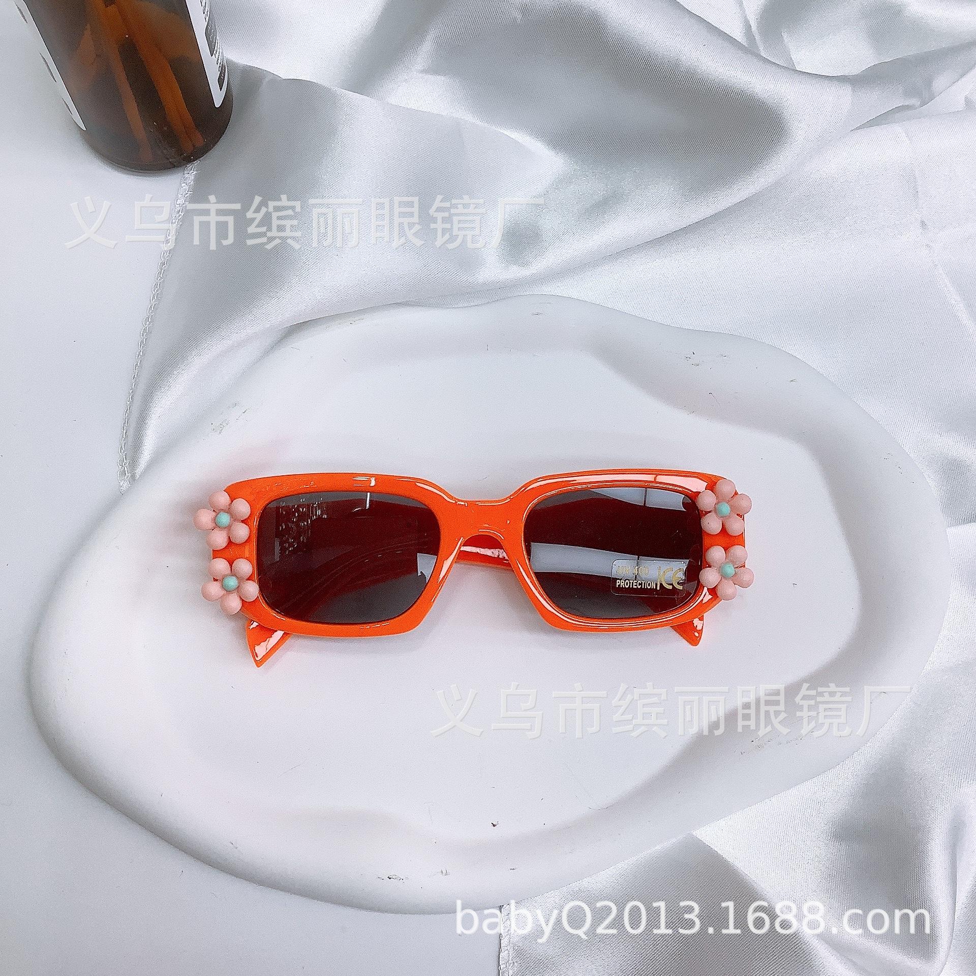 

Цветы Милые DIY Девушки Солнцезащитные Очки Ретро Мода Пляж Тени Выездные Детские Солнцезащитные Очки Очки