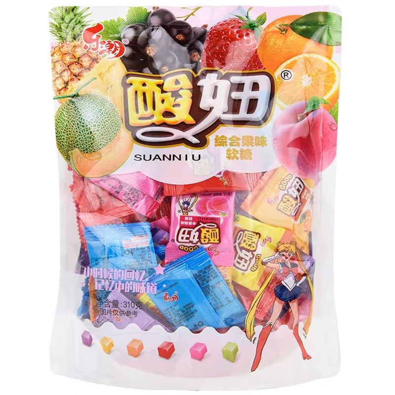 Sour Girl Soft Candy Mixed Flavor Candy Snacks Candy Chinese snacks Chinese food 310g
