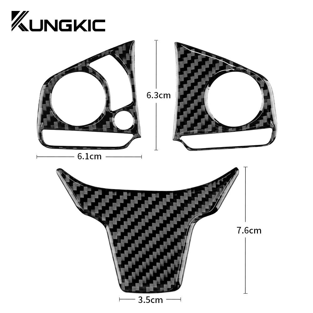 Echter Weicher Kohlefaseraufkleber Für Honda Civic 10. 2016 2017 2018 2019 2020 2025 Lenkradblende Innenausstattung Zubehör