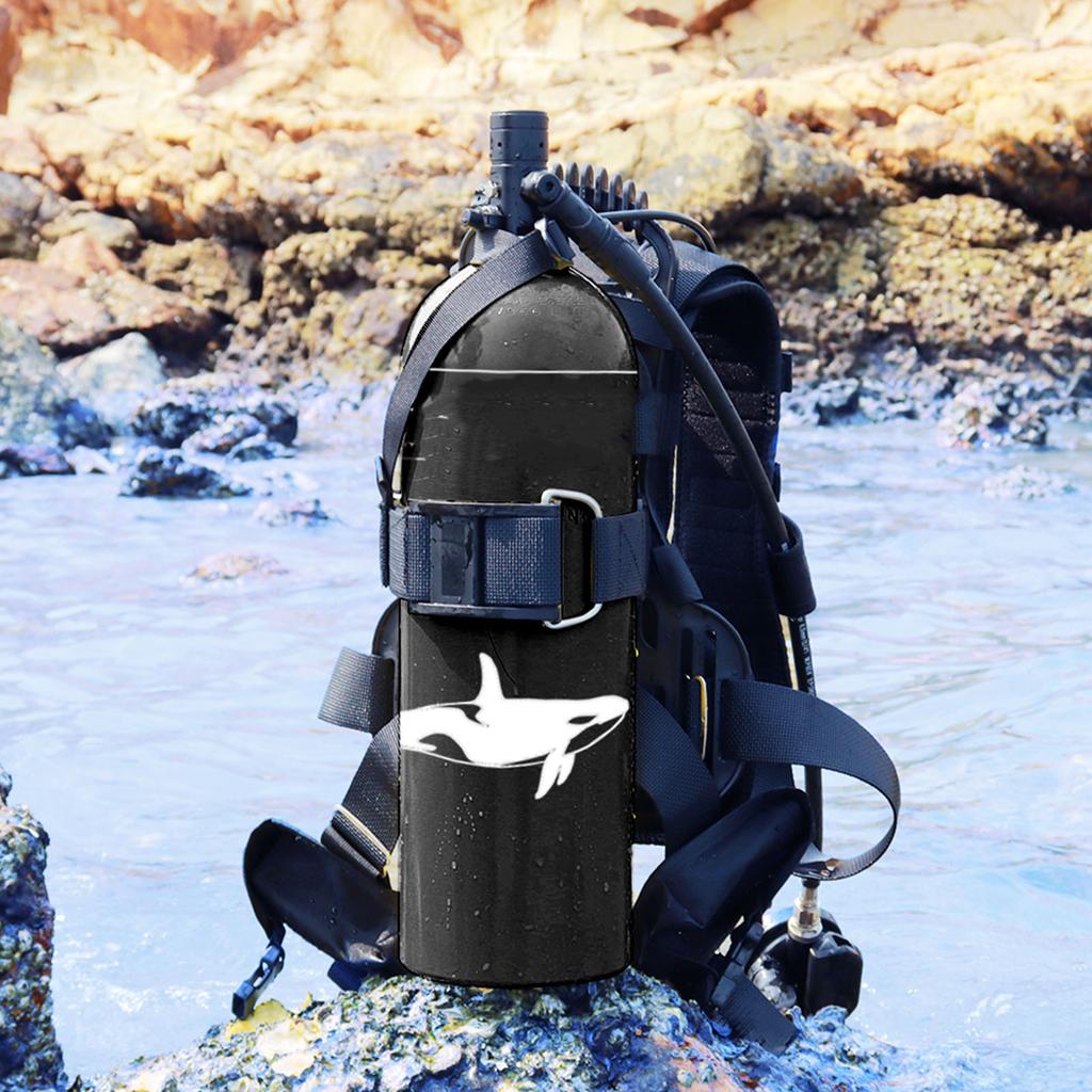 Dykutrustning Tankfäste Antihalkskydd Bärbar Dykning Snorkling Fridykning Dyk Gascylinderfäste
