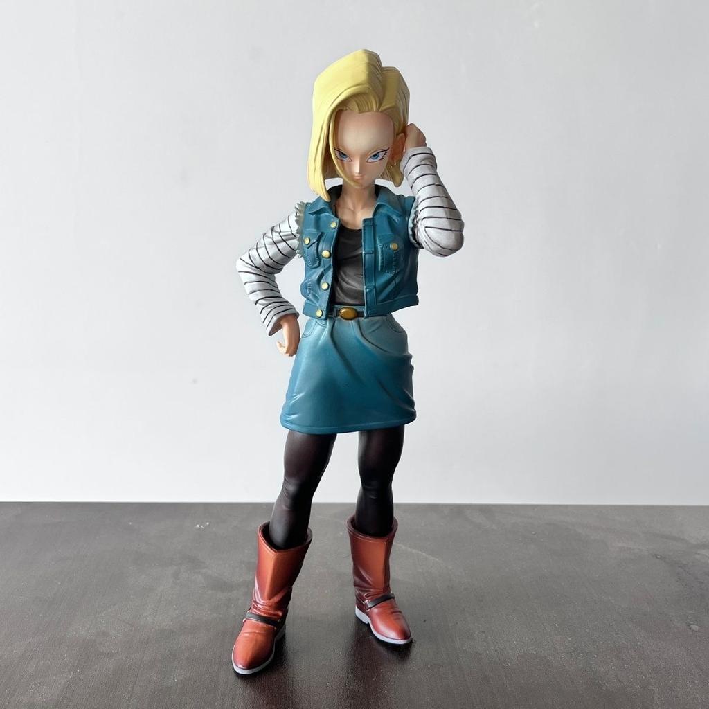 Dragon Ball Z Android 18 Pvc Figure Movable Joints 27Cm Anime Character Model Exquisite Desktop Decoration Collection Gift
