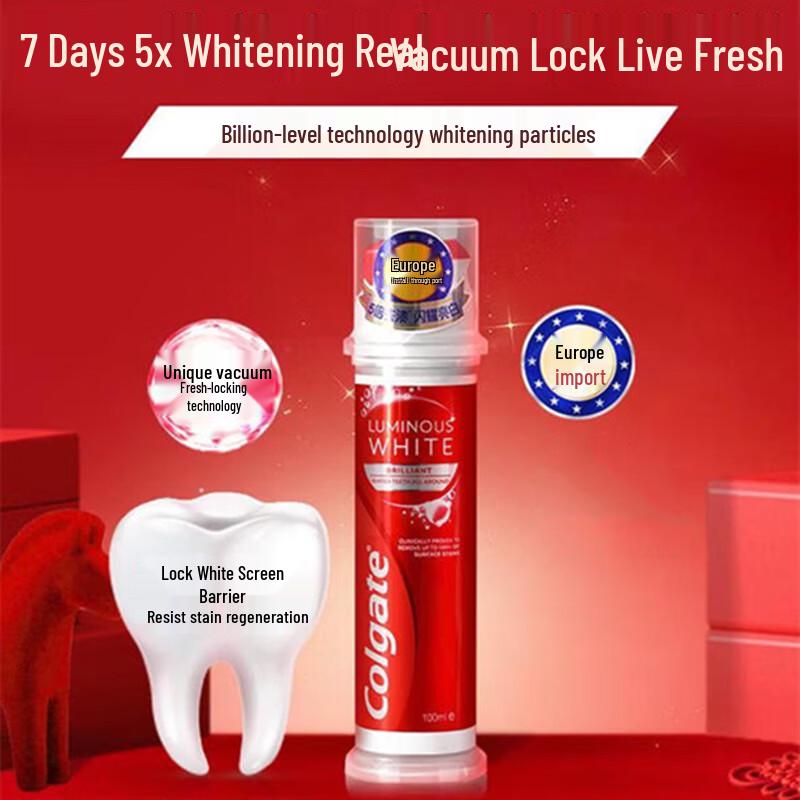 Colgate Optic White Stain Removal Upright Pump Toothpaste