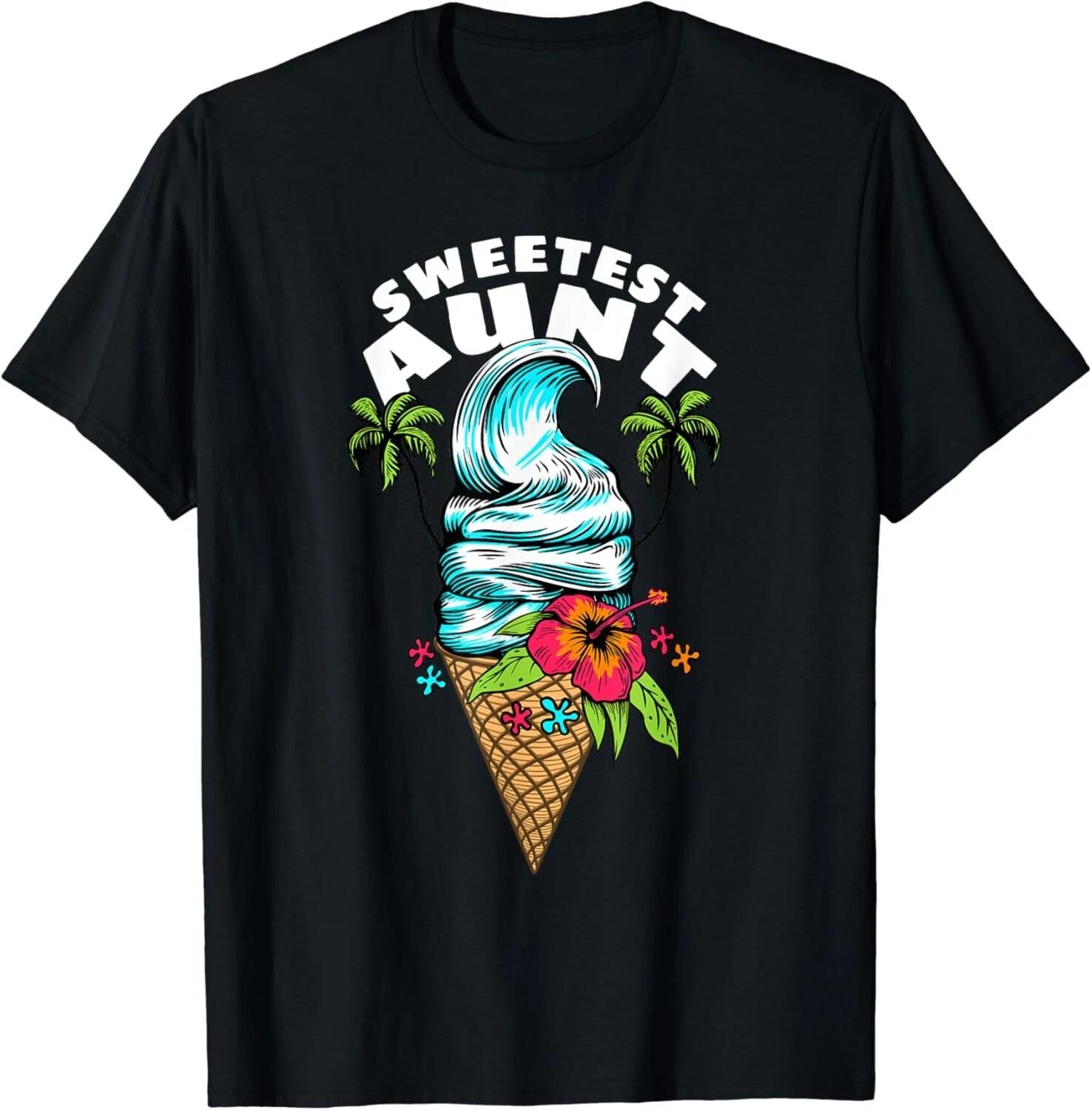 Cute Sweetest Aunt Funny Saying Auntie Gifts Unisex T-Shirt M