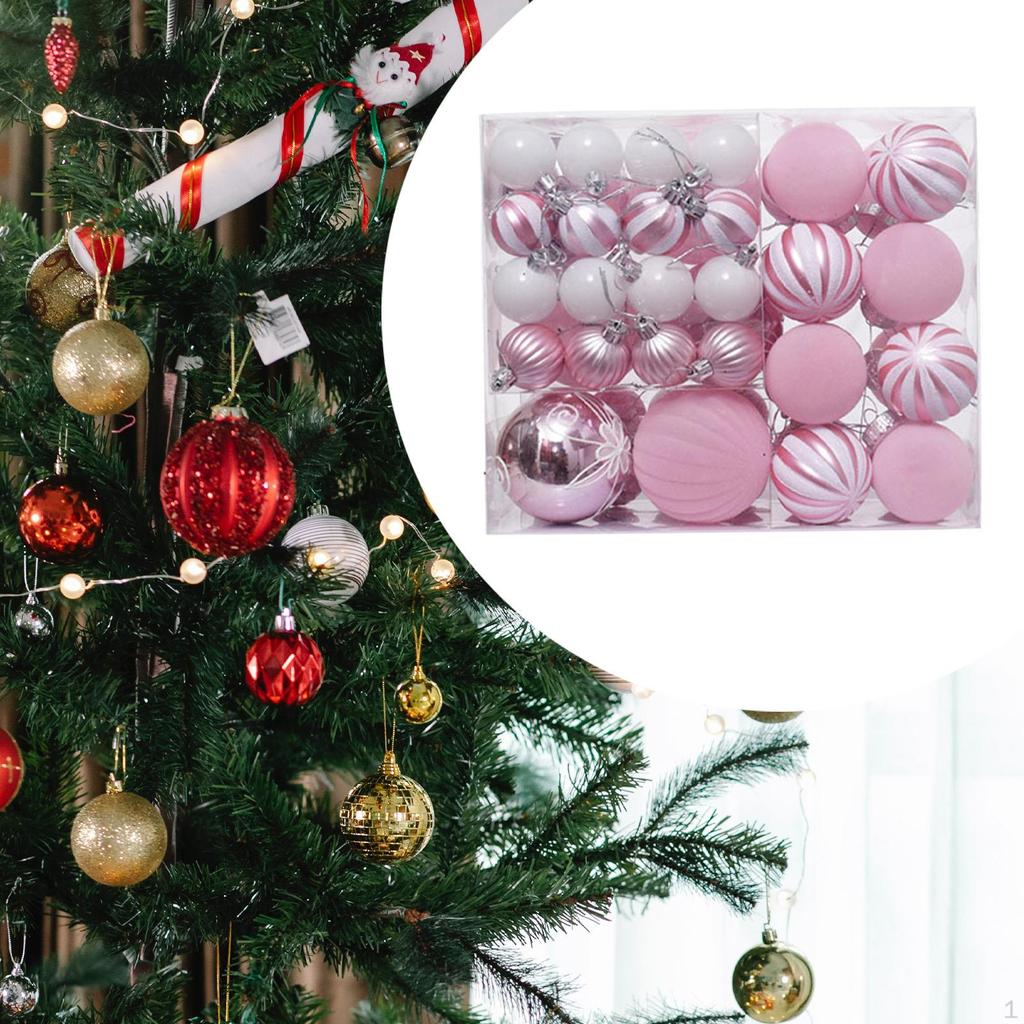 46 Count Christmas Hanging Balls for Indoor Festivities And Celebrations
