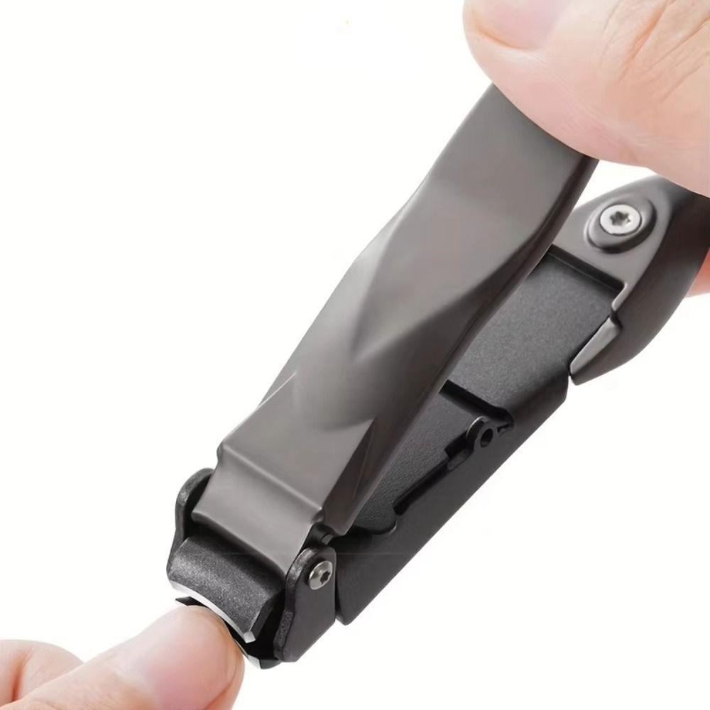 Stainless Steel Nail Clipper Ergonomic Design Self-Collecting Nail Cutters New Nail Trimmer