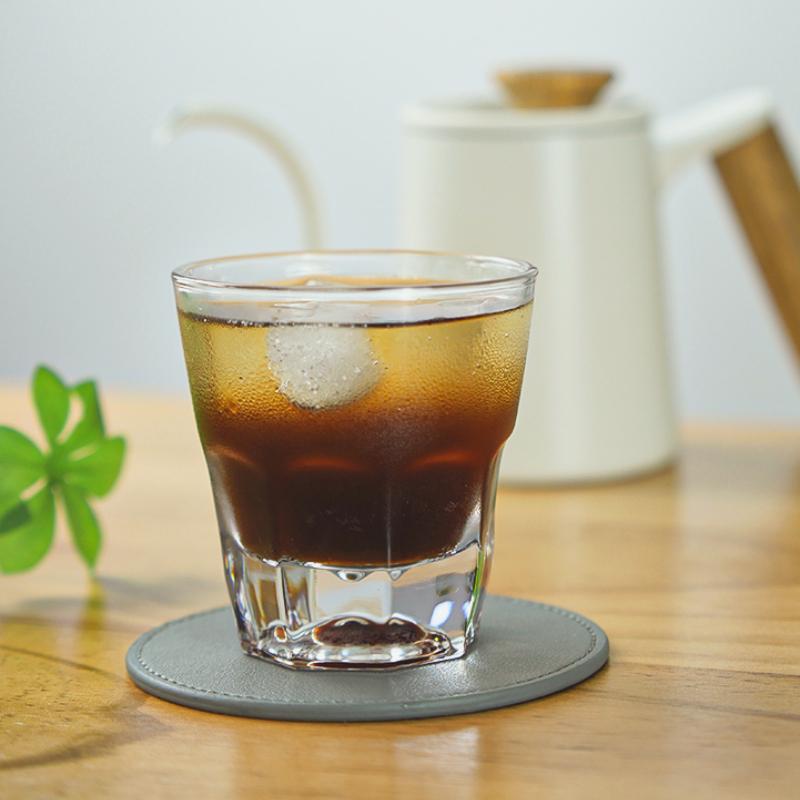 Pahar de whisky cu fund gros, 145ml/240ml, transparent, Espresso, pahar clasic de brandy, pahar de vin rafinat, pahar de bar pentru petrecere