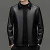 Yiliteng Men's Business Casual Leather Jacket