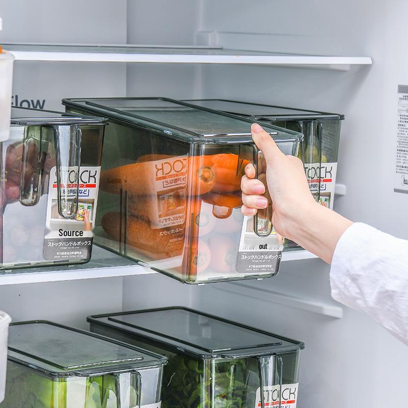 Multipurpose Transparent Fresh-Keeping Storage Box for Melons, Fruits, and Vegetables