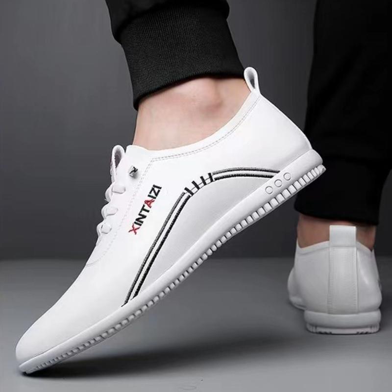 Lederschuhe für Herren Mode Weiche Sohle Herren Slipper Bequeme Leichte Laufschuhe Herren Flats Mokassins Zapatillas Hombre