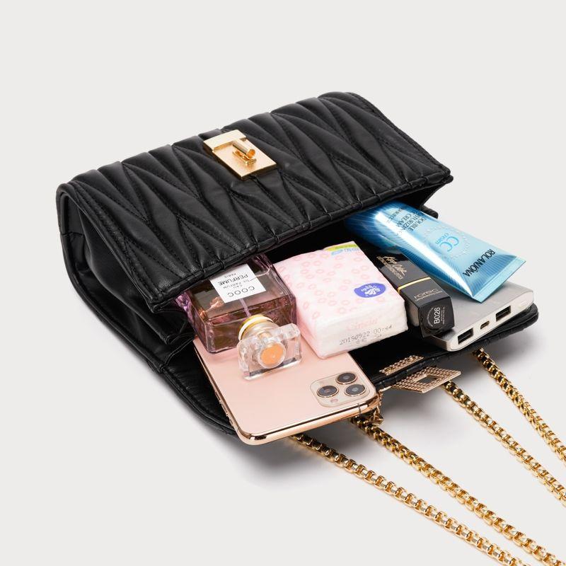 Luxury geometric designer bag for women chain small evening bags ladies crossbody shopper shoulder bag