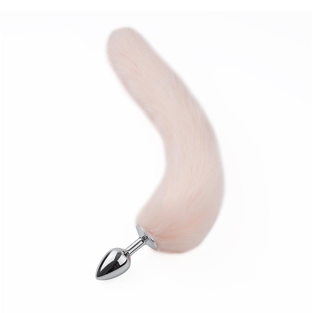 Metal Woman with Plug Fox Ass Tail Couple Anal Plug Animal Intimate Female Masturbation Wearing Artificial Hair Expansion Props