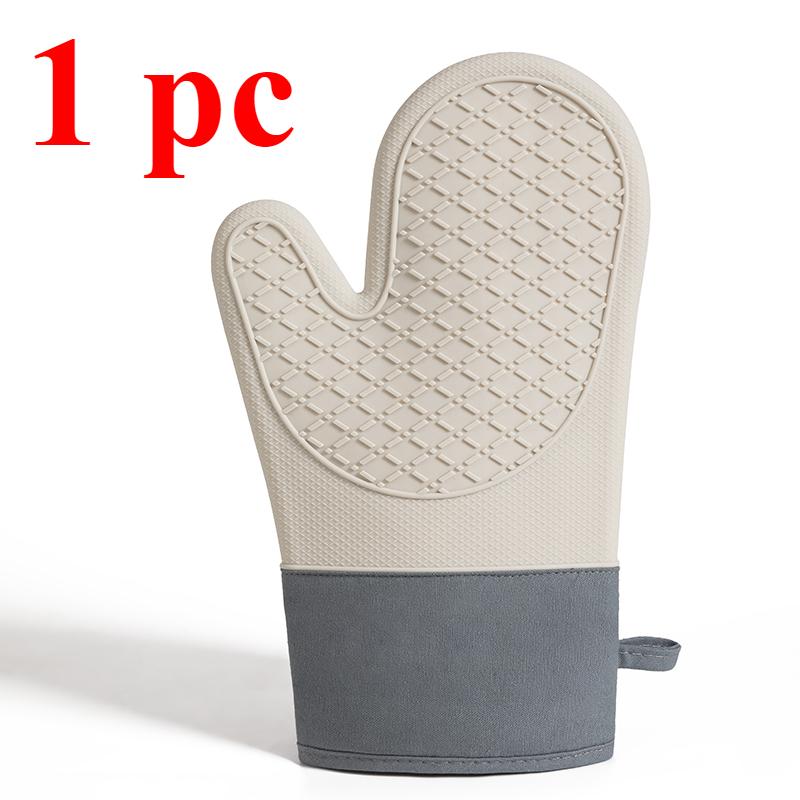 

2 шт. утолщенные силиконовые перчатки для духовки, теплоизоляционные перчатки для приготовления пищи в микроволновой печи, нескользящие захваты, держатели для кастрюль, кухонный инструмент для выпечки