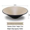 Large Frosted Melamine Ramen Bowl - Japanese-Style Restaurant Noodle Bowl for Mala Tang, Luosifen, Soup, and Rice Noodles