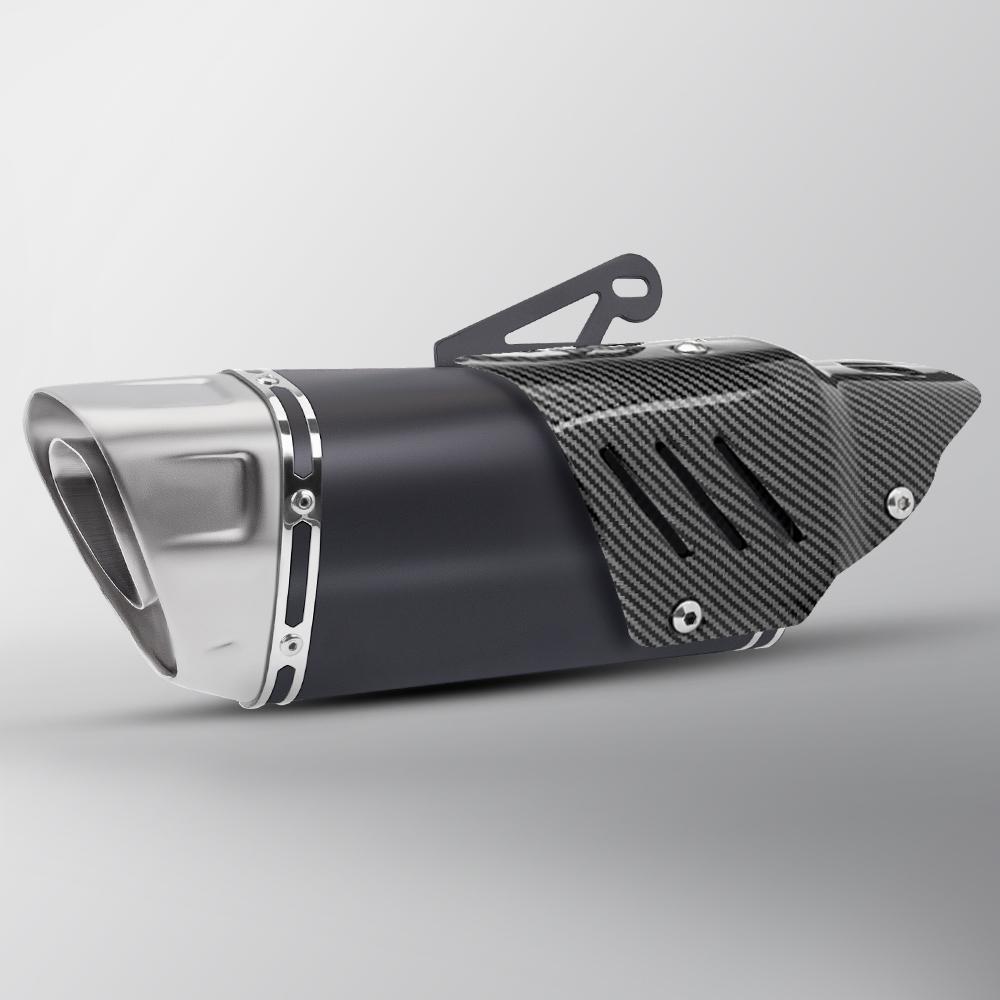 Silenziatore di Scarico Universale per Moto 51mm K10 per RC 125 250 390 per R6 R3 Ninja Z 400 250 Z900 ZX6R