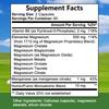 Magnesium complex supplement, beneficial for brain health, 120 capsules