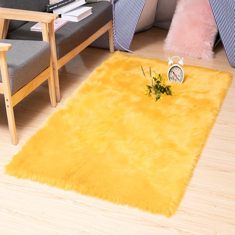 Australischer Langflor-Teppich - Rutschfeste Fußmatte für Wohnzimmer, Schlafzimmer oder Erker