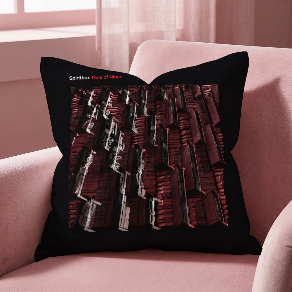

Spiritbox Cushion Cover Multi-Scene Pillow Cover for Home & Car - Reversible, Soft & Durable for Daily Use 30cmx30cm