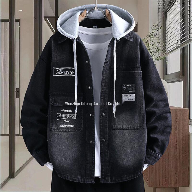 Men's Trendy Denim Jacket - Youthful Spring/Autumn Casual Outerwear