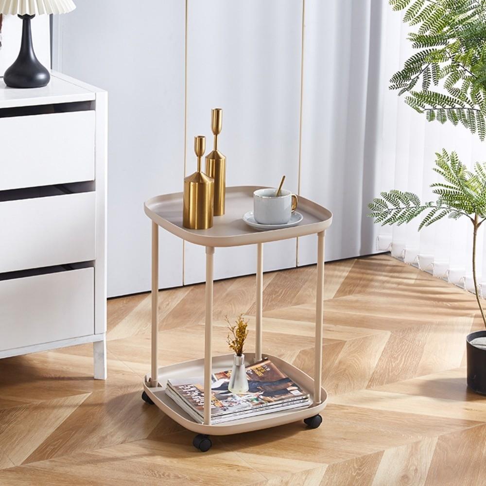 Nuovo Semplice Comodino Tavolino da Caffè Minimalista Moderno Comodini Colore Solido Mensole per Bagno Casa