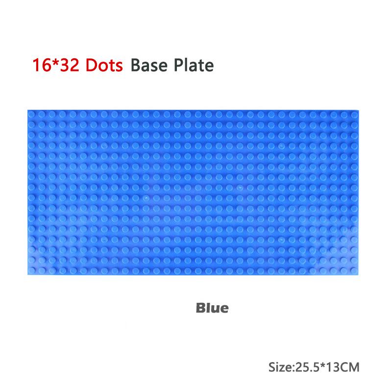 Non-Toxic Classic Baseplate 32*32 16X32 16X16 Dots Building Blocks Bricks Base Plates Diy Plastic Board Building Blocks Construction Toys
